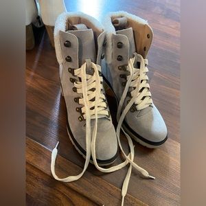 Vici grey booties